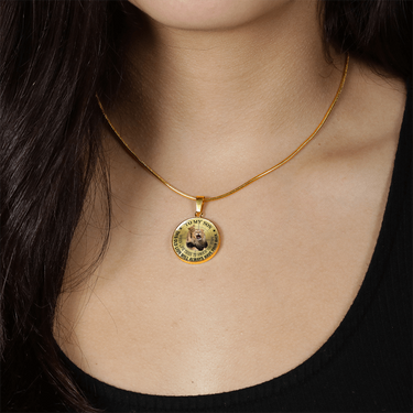 NEW! Pendants Necklace To My Son Lion, Father And Son Real 18k Gold Finish Gifts